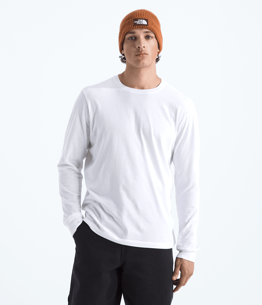 The North Face Men’s Evolution Regenerative Ink Box NSE Long-Sleeve Tee—Graphic