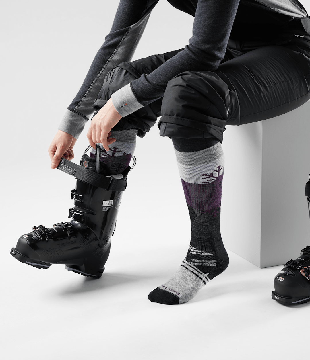 The North Face TNF X Smartwool Women's Ski Full Cushion Snowpocalypse OTC Socks