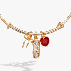 There Cannoli Be You Multi Charm Bangle Gold | Alex and Ani