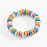 Smarties® Candy Stretch Bracelet Silver | Alex and Ani