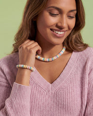 Smarties® Candy Stretch Bracelet Silver | Alex and Ani