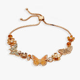 New York Botanical Garden® Butterfly Inline Bolo| Alex and Ani Gold | Alex and Ani