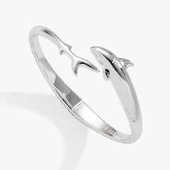 Shark Bypass Cuff Silver | Alex and Ani
