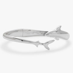 Shark Bypass Cuff Silver | Alex and Ani