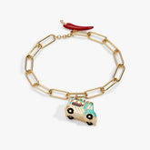 Taco Truck Toggle Bracelet Gold | Alex and Ani