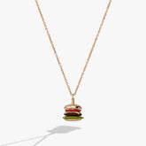 Hot Grill Summer 'Bun In A Million' Hamburger Pendant Gold | Alex and Ani