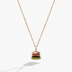 Hot Grill Summer 'Bun In A Million' Hamburger Pendant Gold | Alex and Ani