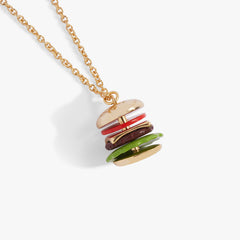 Hot Grill Summer 'Bun In A Million' Hamburger Pendant Gold | Alex and Ani