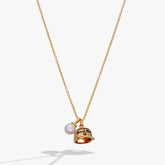 Living That Sports Mom Life' Baseball Charm Necklace
Gold | Alex and Ani