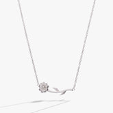 Daisy Inline Necklace Silver | Alex and Ani