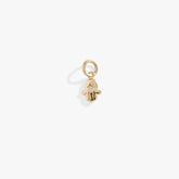Crystal Hamsa Interchangeable Charm Stainless Steel Gold | Alex and Ani