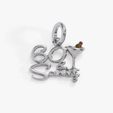 60 & Sassy Charm Stainless Steel Silver | Alex and Ani