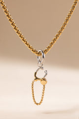 Stethoscope Charm Two Tone - Stainless Steel | Alex and Ani
