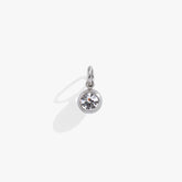 April Birthstone Interchangeable Charm Stainless Steel Silver | Alex and Ani
