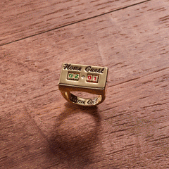 Score Board Fidget Ring Gold | Alex and Ani