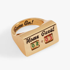 Score Board Fidget Ring Gold | Alex and Ani