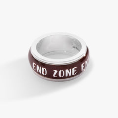 Football Fidget Ring Silver | Alex and Ani