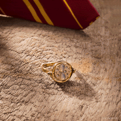 Harry Potter™ Time Turner Flip Ring Gold | Alex and Ani