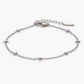 Logo Star Chain Anklet Stainless Steel Silver | Alex and Ani
