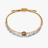Compass Stranded™ Bracelet Set Stainless Steel Gold | Alex and Ani