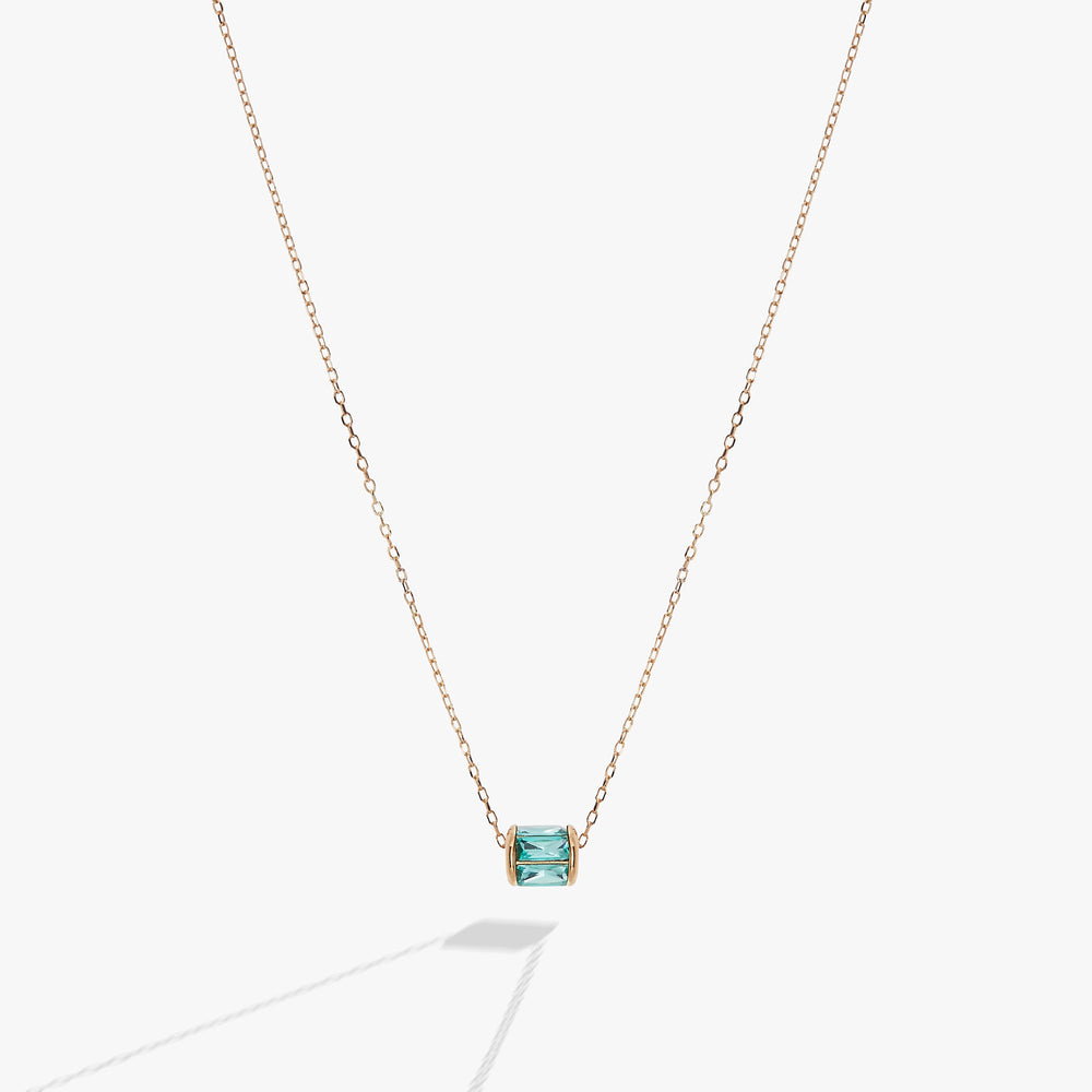December Birthstone Precious Pendant Necklace 14kt Gold Over Sterling Silver | Alex and Ani