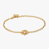 Star of David Heart Bracelet, 14kt Gold Plated Two Tone - Sterling Silver | Alex and Ani
