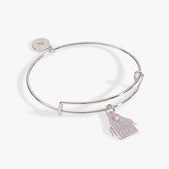 Kiss The Cook' Apron Charm Bangle
Silver | Alex and Ani