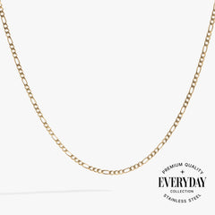 Figaro Charm & Layering Necklace Stainless Steel Gold | Alex and Ani