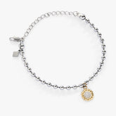 Sunflower Ball Chain Bracelet Two Tone - Stainless Steel | Alex and Ani