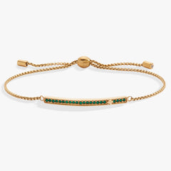 Birthstone Pave Bolo - May Stainless Steel Silver | Alex and Ani