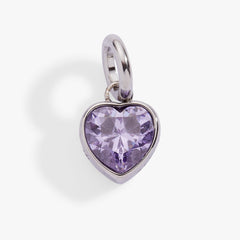 Luck' Heart Birthstone Charm-JUNE Stainless Steel Gold | Alex and Ani