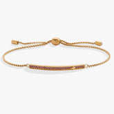 Birthstone Pave Bolo - June Stainless Steel Gold | Alex and Ani