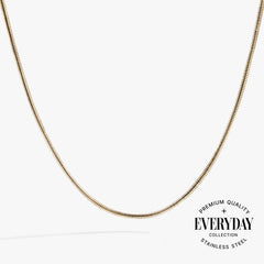 Round Herringbone Charm & Layering Necklace Stainless Steel Silver | Alex and Ani