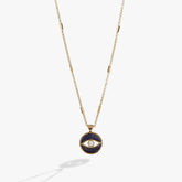Sodalite Evil Eye Necklace Gold | Alex and Ani