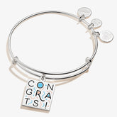 Congrats!' Charm Bangle - Alex and Ani Silver | Alex and Ani