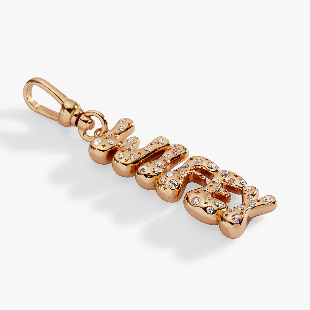 WIFEY Bubble Fob Clip Charm Gold | Alex and Ani