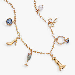 Bridal Multi-Charm Necklace Gold | Alex and Ani