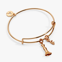 Bridal Gown Duo Charm Bangle Gold | Alex and Ani