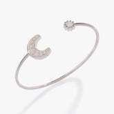 Moon + Sun Flex Cuff Silver | Alex and Ani