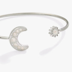 Moon + Sun Flex Cuff Silver | Alex and Ani