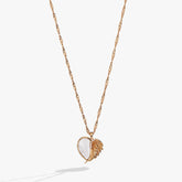 Wings of Protection Charm Necklace Gold | Alex and Ani