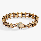 Wanderer Chain Statement Bracelet Antique Gold | Alex and Ani