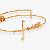 Faith In-Line Bracelet Gold | Alex and Ani