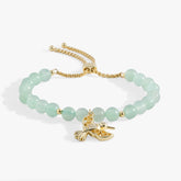 Hummingbird Gemstone Bolo Bracelet Gold | Alex and Ani