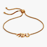 Lucky Symbol Bolo Bracelet Gold | Alex and Ani