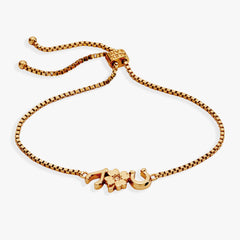 Lucky Symbol Bolo Bracelet Gold | Alex and Ani