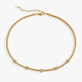 Love and Luck Tennis Necklace Gold | Alex and Ani