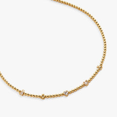 Love and Luck Tennis Necklace Gold | Alex and Ani