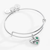 “Kiss Me I’m Irish” Charm Bangle Silver | Alex and Ani