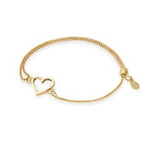 Heart Pull Chain Bracelet - Alex and Ani 14kt Gold Over Sterling Silver | Alex and Ani